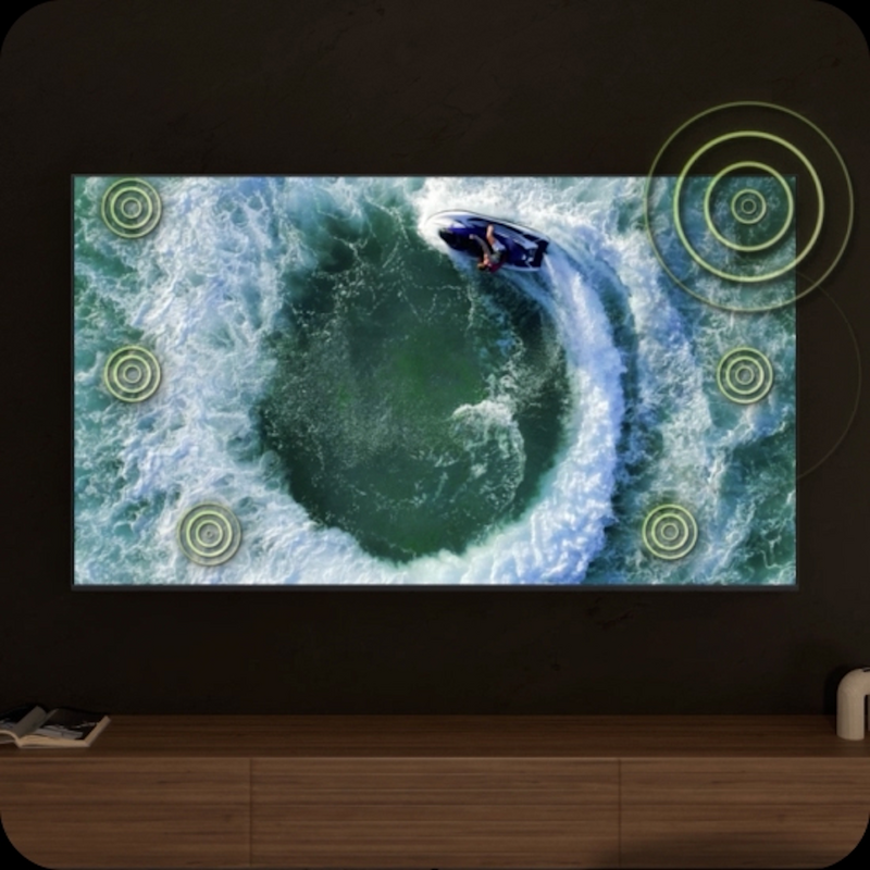 65 Zoll TV + Soundsystem